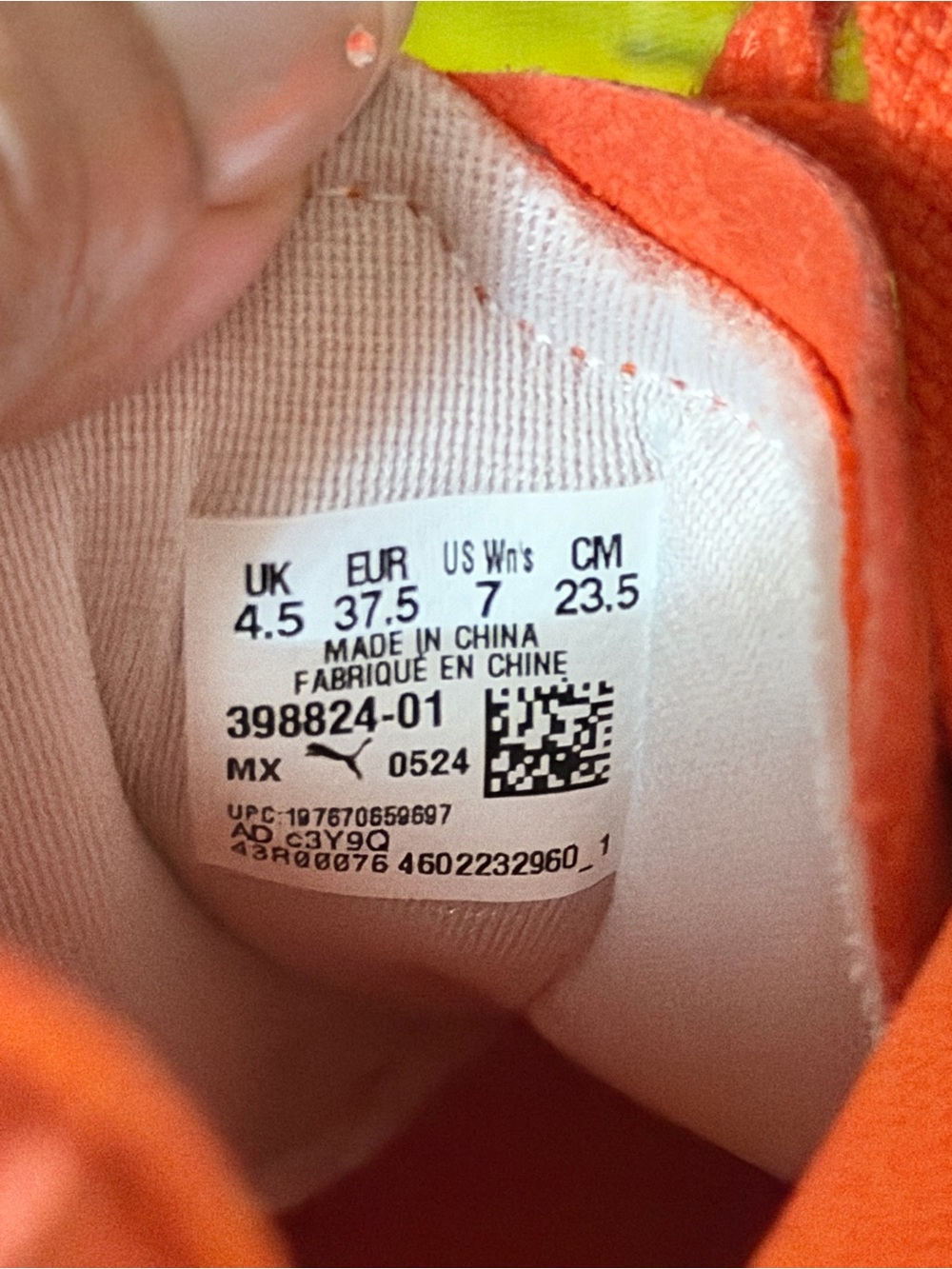PUMA Palermo Vintage Moda sneakers in orange women’s size 7 - Picture 4 of 5